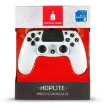 Spartan Gear - Hoplite Wired Controller White fehér vezetékes kontroller (PS4 + PC)
