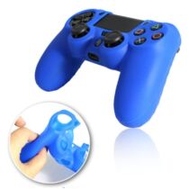PS4 controller védő, szilikon, kék színű