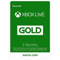 Microsoft Xbox Live Gold 3 Month Membership - 3 hónap - digitális