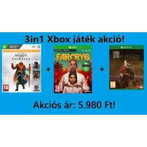 3in1 - Assassin's Creed Valhalla [Ragnarök Edition] alapjáték + Dawn of Ragnarok kiegészítő + Far Cry 6 + Ash of Gods játékok
