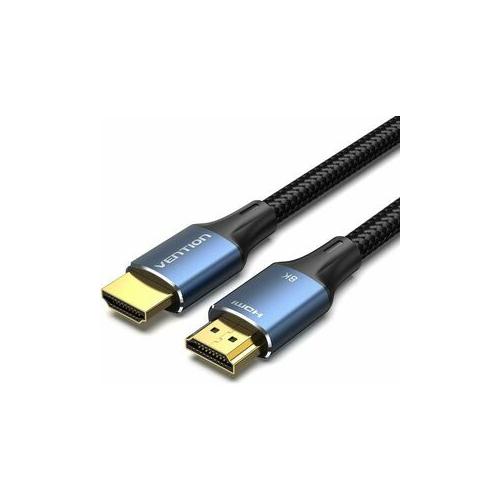 Vention HDMI 2.1 kábel, 8K-60Hz, 4K-120Hz, 1 méter, szövetborítás