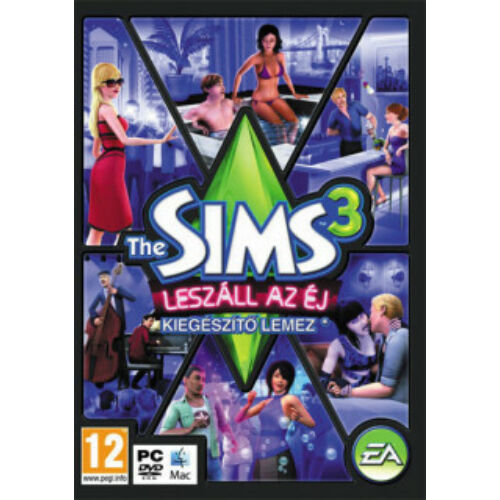 The Sims 3: Leszáll az éj DLC - kiegészítő, elektronikus kulcs