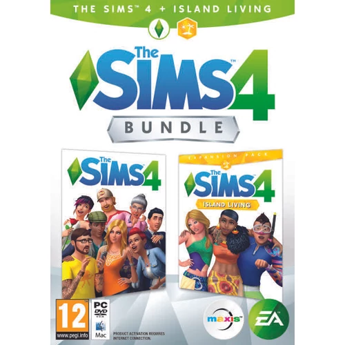 The Sims 4 Bundle alapjáték + Island Living kiegészítő (PC)  dobozos