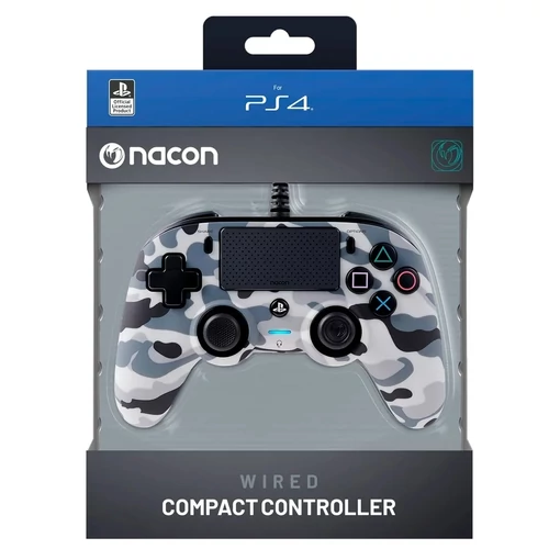 Nacon vezetékes kontroller, PS4, terepszínű