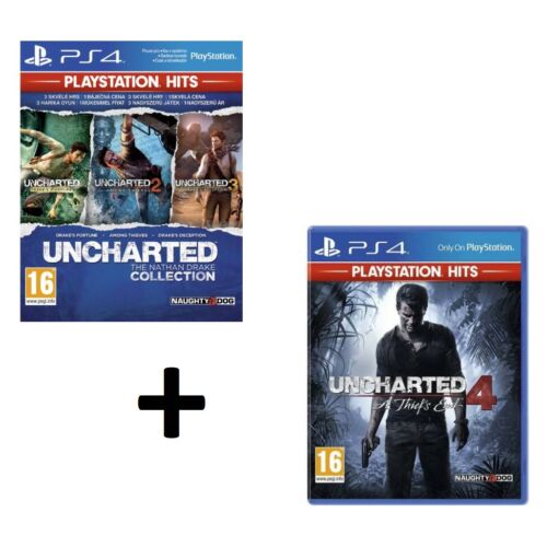 Uncharted - The Nathan Drake Collection + Uncharted 4 - PS4 játékok egyben 2in1