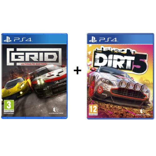 Grid Ultimate Edition + Dirt 5 - PS4 játék 2in1