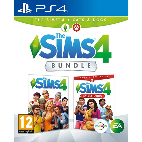 The Sims 4 Bundle - Alapjáték + Cats and Dogs kiegészítő - PS4