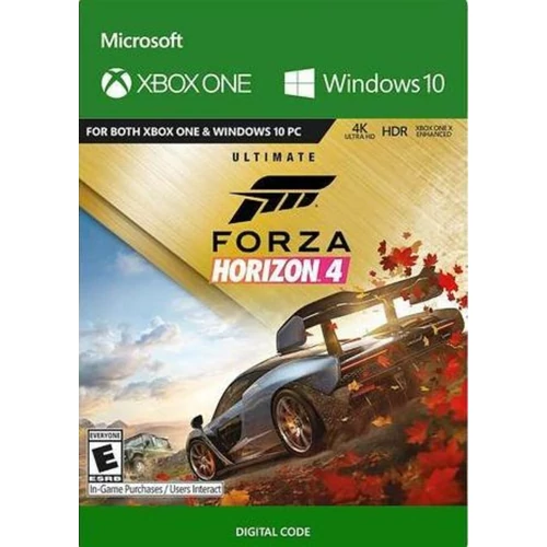 Forza Horizon 4 - Ultimate kiadás - Xbox One és PC játék -  elektronikus licensz